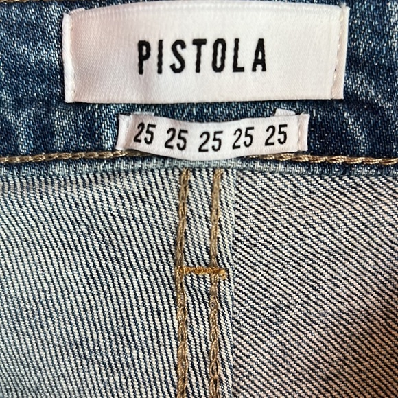 PISTOLA Winston High Rise Jean Shorts - Picture 4 of 10